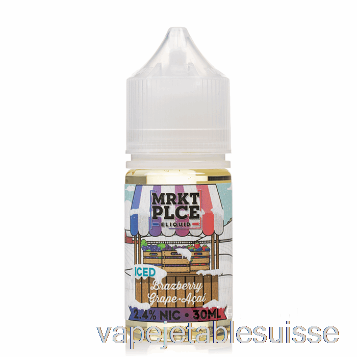 Vape Suisse Ice Brazberry Raisin Acai - Sels Mrkt - 30ml 24mg